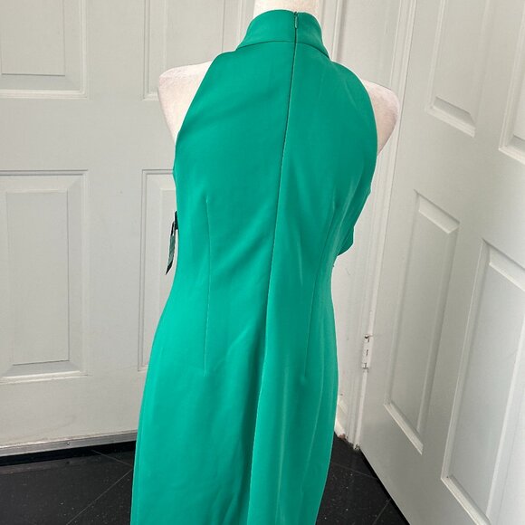 Jessica Howard Jade Green Ruffle Sheath Dress – SZ 12 NWT – Flirty and Fabulous! - Picture 4 of 10